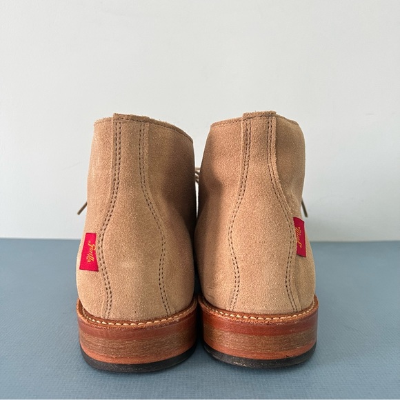 Gorilla USA Union Made Chukka Tan Suede Leather Dress Boots - Picture 6 of 12